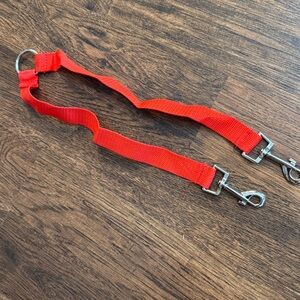Leash Coupler for 2 dog walking.   14” NWOT